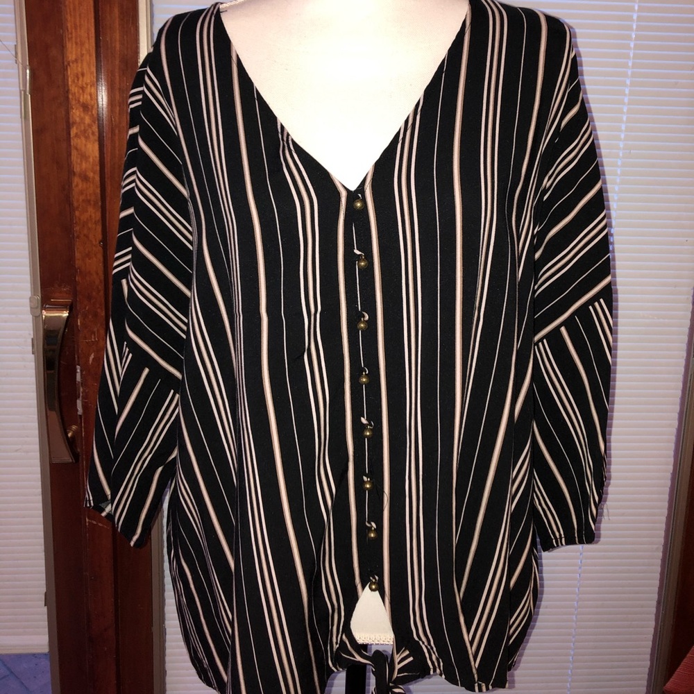 Maurices striped button down